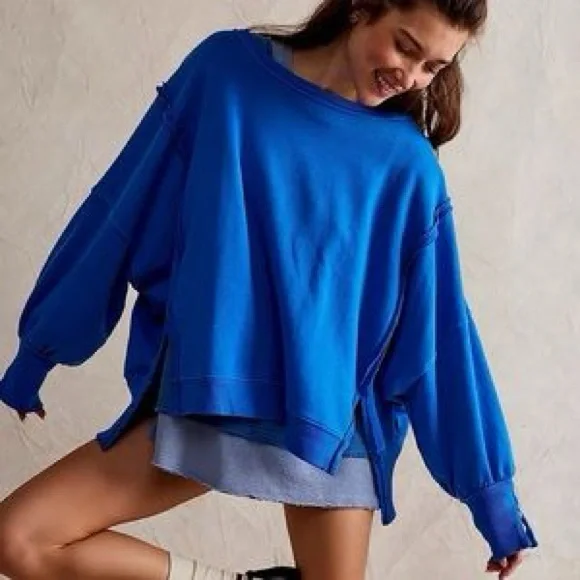 WE THE FREE - Camden Distressed Sweatshirt - Picture 1 of 4